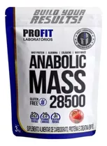 Suplemento En Polvo Profit Laboratórios  Anabolic Mass 28500 Proteínas Sabor Chocolate En Sachet De 3kg