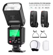 Neewer 2.4g 750ii Ttl Flash Speedlite Kit Para Cámara Nikon