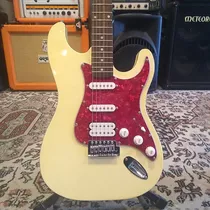 Kit Guitarra Stratocaster Com Amplificardor + Brindes