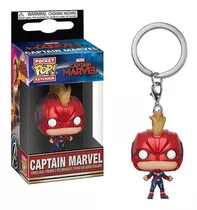 Chaveiro Capitã Marvel Funko Pop - Vingadores - Marvel