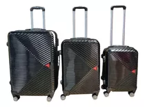 Set De 3 Maletas De Viaje S M L Calidad Premium