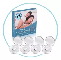 Clip Anti Ronquidos Magnético Evita Apnea Roncar Pack X4