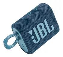 Bocina Jbl Go 3 Jblgo3 Portátil Con Bluetooth Waterproof Blue 