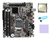 Placa-mãe H55 Lga1156 Memória Ddr3+cpu I3 540+cabo +th