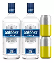 Combo Gordons Vodkatonic 2 Vodka Gordon's 700ml + 2 Aguakina