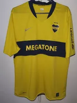 Camiseta Boca Juniors Nike Amarilla 2008 Megatone Tela Match