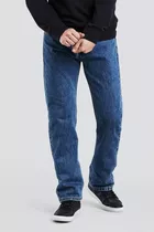 Pantalón Jean Levis 505 Regular Azul Oscuro 100% Original 