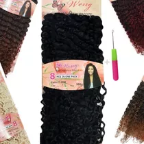 Cabelo Bio Orgânico Cacheado Crochet Braid 300g + Brinde