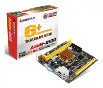 Mainboard Economica Biostar A68n-2100 Con Procesador Amd