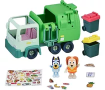 Bluey - Garbage Truck - Camion De Basura Con Dos Figuras