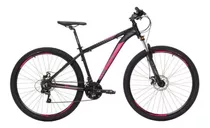 Mountain Bike Gw Zebra R29 Frenos De Disco Mecánico Cambios Shimano Color Negro/fucsia