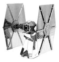 Quebra Cabeça Diy 3d Nano Metálico - Star Wars Tie Fighter A