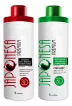 Kit  Definitiva Japonesa 3d Premium Organic Alisante 2x1l