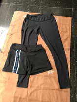 Venta Lote Pantalón Short Negro Con Spandex Talle 2(mt)