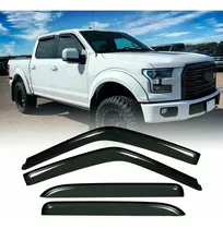 Cubrelluvias Set Completo  Para Ford F-150 15-20 Bajo Pedido