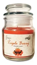 Vela Aroma Intenso Triple Berry Para La Atracción Y El Amor 