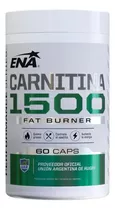 Suplemento En Cápsula Ena Sport  Carnitina 1500 Mg En Pote De 46.2g 60 Un