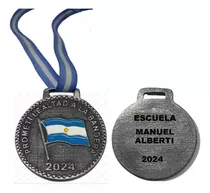 32 Medallas Promesa A La Bandera Datos De Escuela Y Cinta 