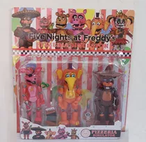 Five Nights At Freddy's  Muñecos Articulados X3. Chirimbolos