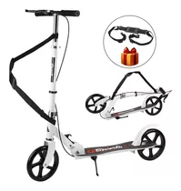 Scooter Con Freno De Mano Ajustable Plegable Jovenes Adultos