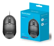 Mouse Óptico Com Fio Office Multilaser Mo300 Preto 