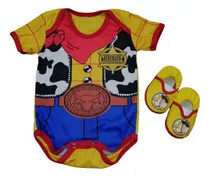 Disfraz Body Vaquero Woody Toy Story Para Bebe Niño