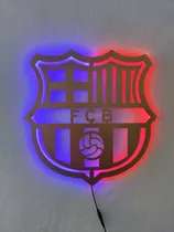 Cuadro Decorativo Con Luz  (fútbol Club Barcelona)