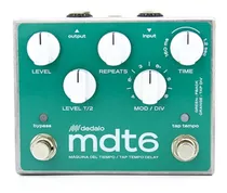 Pedal De Efecto Dedalo Maquina Del Tiempo Mdt-6  Verde