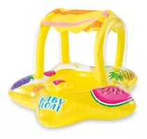 Boia Inflável Baby Bote Kiddie Com Cobertura Frutas - Intex