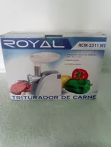 Triturador De Carne Marca Royal Con Accesorios