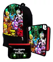 Mochila+ Funda Carpeta+ Cartu De Five Nights At Freddy´s #23