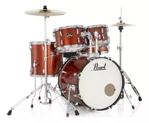 Bateria Pearl Roadshow Bumbo 20 C/ Ferragens | Banco | Pedal Cor Burnt Orange Sparkle