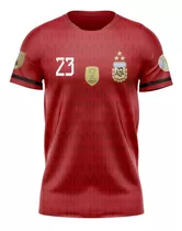 Camiseta Dibu Martínez Argentina Campeón 2022 3 Estrellas