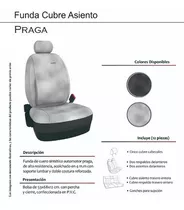 Funda Cubre Asiento Cuero Sintetico Praga Toyota Corolla