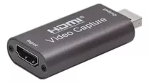 Video Capturadora Hdmi Usb 3.0 4k 60fps Streaming Consola Pc