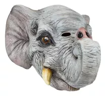 Máscara Látex Elefante Animales Divertidos Chistosa 26781