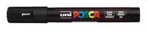 Uni-posca 15621 Marcador Fibra Pc-5m Negro