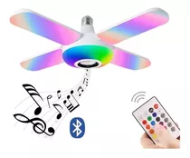 Ampolleta Lampara Parlante Led Colores Bluetooth Control 