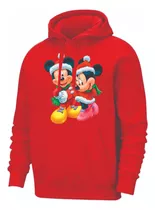 Buzos Busos Navidad Navideño Minnie Y Mickey Mouse Parej Cap