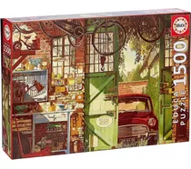 Juego Puzzle Rompecabezas Educa 1500pcs Old Garage Febo