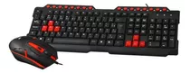 Kit De Teclado E Mouse Gamer C3tech Gk-20bk