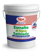 Esmalte Al Agua Sipa Satinado Blanco Pinturasonlinecl