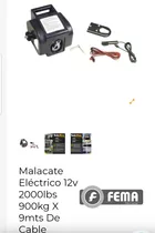 Malacate Eléctrico 12v Para Botes