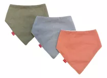 Babero Bandana Para Bebés Algodón Y Toalla En El Reverso