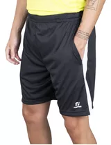 Short Topper Line Hombre Training Negro