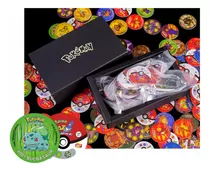 Coleção Pokémon Tazos 160 Pcs 1° Geração + Caixa Brinde