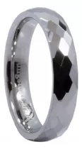 Mj Metals Jewelry Tungsten Carbide Faceted Honeycomb Wedding