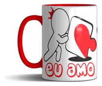 Caneca Eu Amo Você Quebra Cabeça