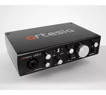 Placa Interfaz Audio Artesia A22xt 2 In 2 Out Phantom 96khz Color Negro