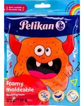 Foamy Moldeable 50gr Pelikan Color Manualidades Color Naranja
